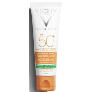 Крем Vichy Capital Soleil сонцезащитный матирующий 3 в 1 для жирной проблемной кожи SPF50 50 мл
