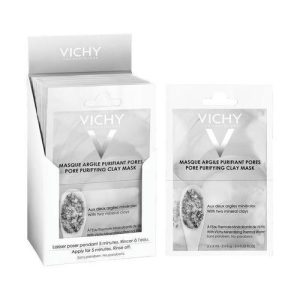 Маска Vichy минеральная c глиной очищающая поры 2x6 мл