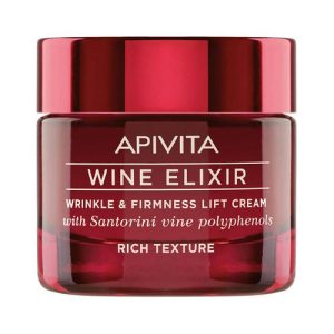 Крем-лифтинг Apivita Wine Elixir насыщенный с полифенолами вина региона Санторини 50 мл