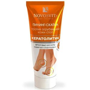 Novosvit, Пилинг-скатка для стоп «Кератолитик», 75 мл