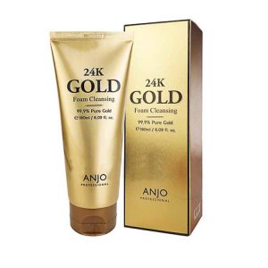 ANJO 24K GOLD FOAM CLEANSING (100ml), Пенка для умывания с 24K золотом (100мл)