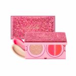 RIRE LUCENT STAR CUSHION SPF50+ PA+++ #21 LIGHT BEIGE 12g+3g*2, Кушон тональная основа + универсальный блеск #21