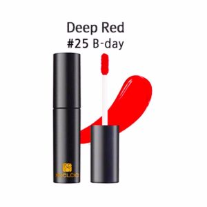 KOELCIA SMOOTH LIP TINT #25 B-DAY DEEP RED (3.5gr), Тинт для губ #25 День рождения (темно-красный) (3.5гр)