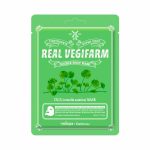 FORTHESKIN SUPER FOOD REAL VEGAFARM DOUBLE SHOT MASK CICA (10ea), Питательная маска для чувствительной кожи с экстрактом центеллы (10шт)