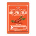 FORTHESKIN SUPER FOOD REAL VEGIFARM DOUBLE SHOT MASK CARROT (23mlx10ea), Питательная маска для чувствительной кожи с экстрактом моркови (23млx10шт)