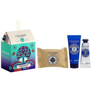 Набор - L`Occitane Shea Butter (h/cr/10ml + b/cr/20ml + soap/25g)