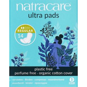 Natracare Ultra Pads Regular, Прокладки "Ультратонкие Норма" с крылышками , 14 шт.