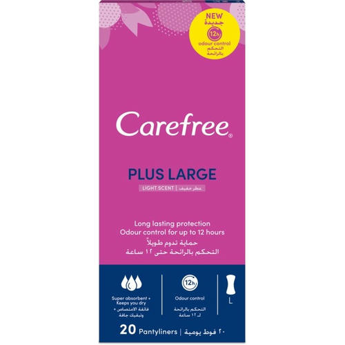 Carefree Plus Large Light Scent, Ежедневные прокладки