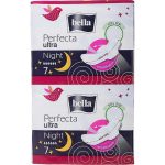 Bella, Прокладки ночные Perfecta Ultra Night Silky Drai, 7+7 шт