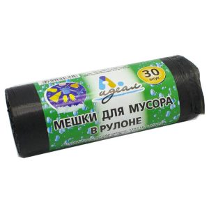Мешки для мусора в рулоне "Идеал" 35л, 30шт, 48х57см, 10 мкм