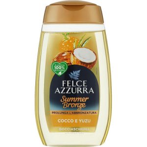 Гель для душа "Кокос и юдзу", Felce Azzurra Summer Bronze Cocco & Yuzu Shower Gel, 250 мл.