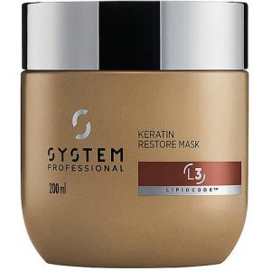Кератиновая маска для волос, System Professional Luxe Oil Lipidcode Keratin Restore Mask L3