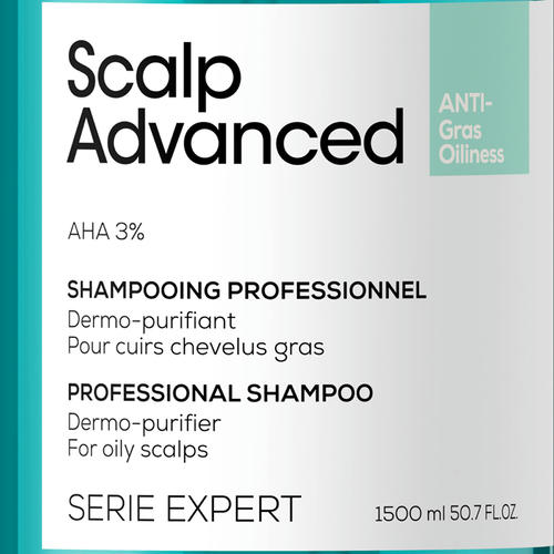 L'Oreal Professionnel, Шампунь очищающий для волос склонных к жирности / SCALP ADVANCED 1500 мл — изображение 2