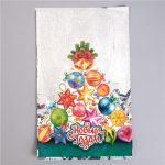Пакет для конфет Елка игрушки 25х40см