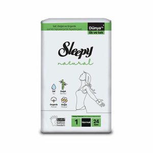 Гигиеническая прокладка Sleepy Natural Ultra Sensitive, 24 шт.