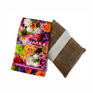 Крымская Линия Джутовая мочалка «Цветочный Микс» 100 гр.