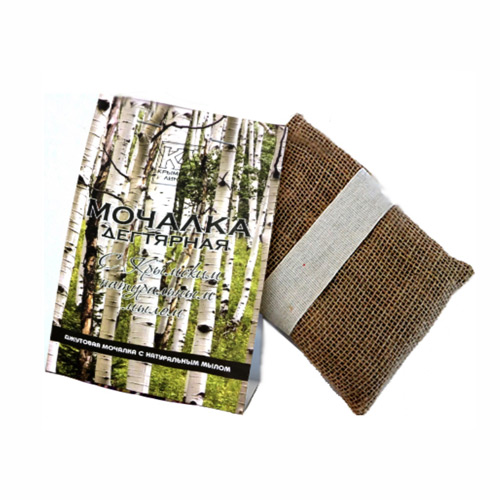 Крымская Линия Джутовая мочалка «Дегтярная» 100 гр.