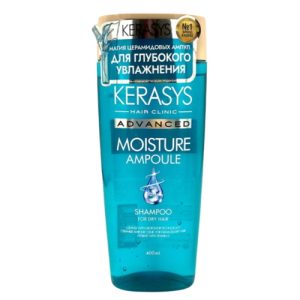 KeraSys Шампунь увлажняющий с церамидными ампулами - Advanced moisture ampoule, 400мл