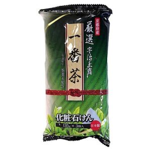 MAX Мыло туалетное c ароматом зеленый чай - Green tea scented toilet soap, 135г*3шт