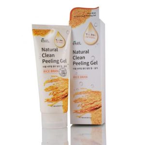 Ekel Пилинг-скатка с экстрактом коричневого риса - Rice bran natural clean peeling gel, 180мл