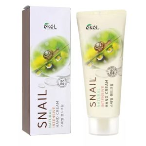 Ekel Крем для рук интенсивный с муцином улитки - Snail natural intensive hand cream, 100мл