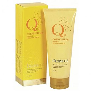 Deoproce Гель-скатка для лица с коэнзимом - Coenzyme Q10 firming peeling vegetal, 170мл