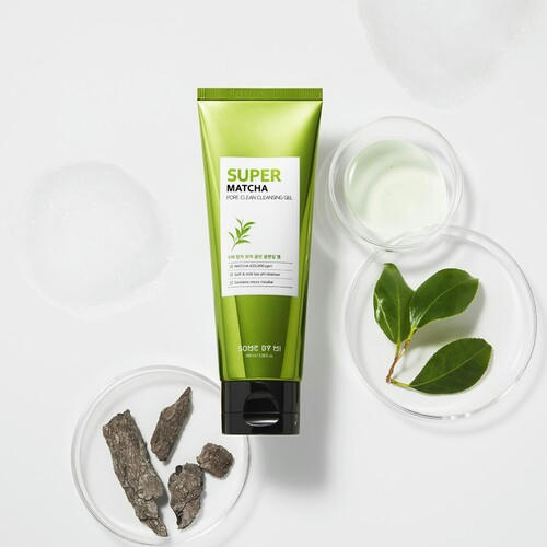 Some By Mi Гель для умывания с чаем матча - Super matcha pore clean cleansing gel, 100мл — изображение 4