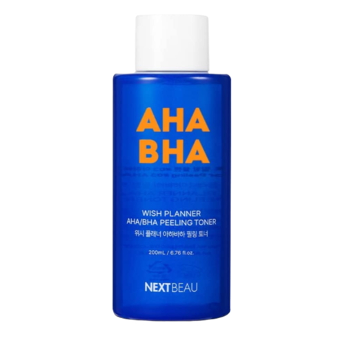 NEXTBEAU Тонер отшелушивающий с AHA/BHA кислотами для проблемной кожи - Wish planner AHA/BHA, 200мл