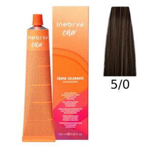 INEBRYA, Крем-краска для волос Color Professional 5/0, 100 мл
