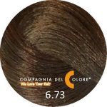 COMPAGNIA DEL COLORE, Стойкая низкоаммиачная краска для волос 6/73, 100 мл