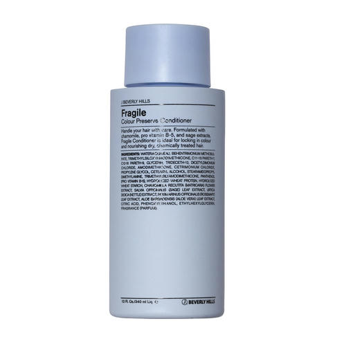 J BEVERLY HILLS, Кондиционер для окрашенных и поврежденных волос Fragile Conditioner, 340 мл