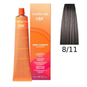 INEBRYA, Крем-краска для волос Color Professional 8/11, 100 мл