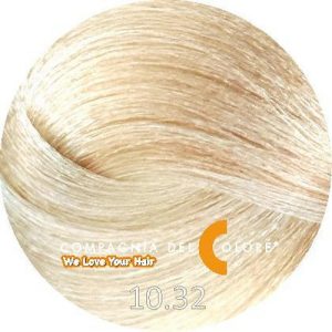 COMPAGNIA DEL COLORE, Стойкая низкоаммиачная краска для волос 10.32, 100 мл