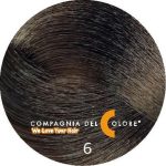 COMPAGNIA DEL COLORE, Стойкая низкоаммиачная краска для волос 6, 100 мл
