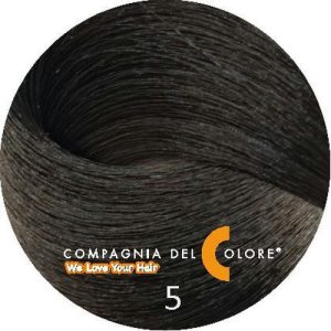 COMPAGNIA DEL COLORE, Стойкая низкоаммиачная краска для волос 5, 100 мл