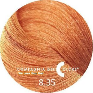 COMPAGNIA DEL COLORE, Стойкая низкоаммиачная краска для волос 8.35, 100 мл
