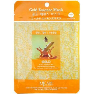 Mijin Care Тканевая маска с коллоидным золотом Gold Essence Mask 23 гр