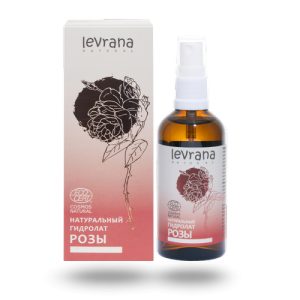 LEVRANA, Натуральный гидролат Розы, ECOCERT, 100 мл