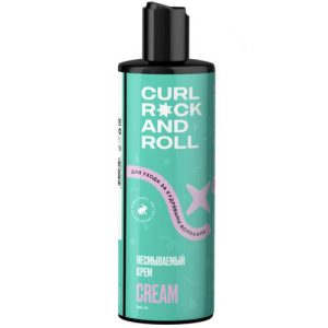 CURL ROCK AND ROLL , Восстанавливающая крем-маска для кудрявых волос "Мята и Лимон", 300 мл