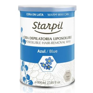 STARPIL, Воск теплый в банке Азуленовый (прозрачный), 800 мл