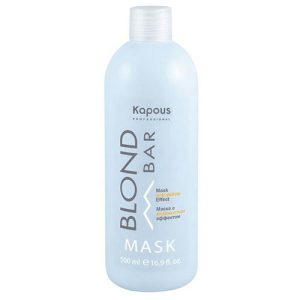 KAPOUS, Маска с антижелтым эффектом Blond Bar, 500 мл
