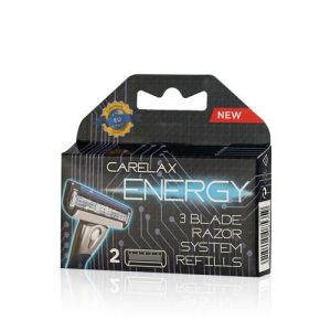 Мужские кассеты Carelax для бритья "Energy" 2шт