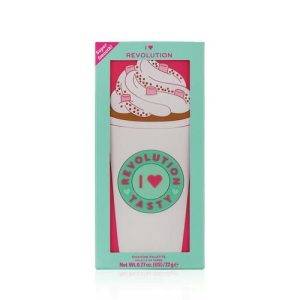 Тени для век I Heart Revolution Tasty "Coffee", 18 цветов, 22г