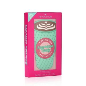 Тени для век I Heart Revolution Mini Tasty "Espresso" 8 цветов, 10,8г