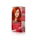 Стойкая крем - краска Garnier Color Sensation для волос 7.40 Ярко-рыжий