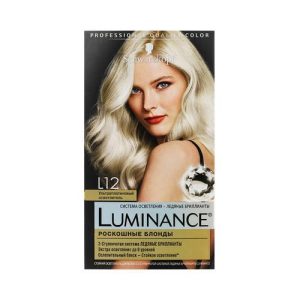 Стойкая краска для волос Luminance L12 Ультраплатиновый осветлитель