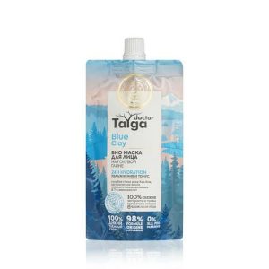 Био маска для лица на голубой глине Natura Siberica Doctor Taiga "увлажнение и тонус" 100мл