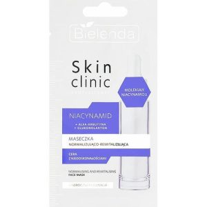 Bielenda Skin Clinic Professional Niacynamid Mask - Нормализующая и восстанавливающая маска для лица, 8 г.