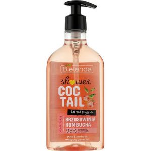 Bielenda Coctail Shower Peach Kombucha - Гель для душа "Персик и Чайный гриб", 400 мл.
