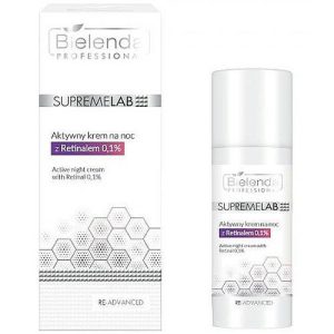 Bielenda Professional Supremelab Re-Advanced Active Night Cream With Retinol 0.1% - Активный ночной крем с ретинолом, 50 мл.